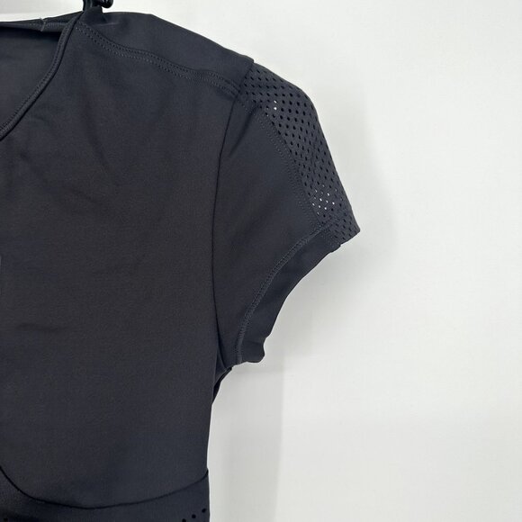 Adidas x Stella McCartney Tee Shirt Lycra FitSense‎ Training Gray Size 2XS - Picture 6 of 7